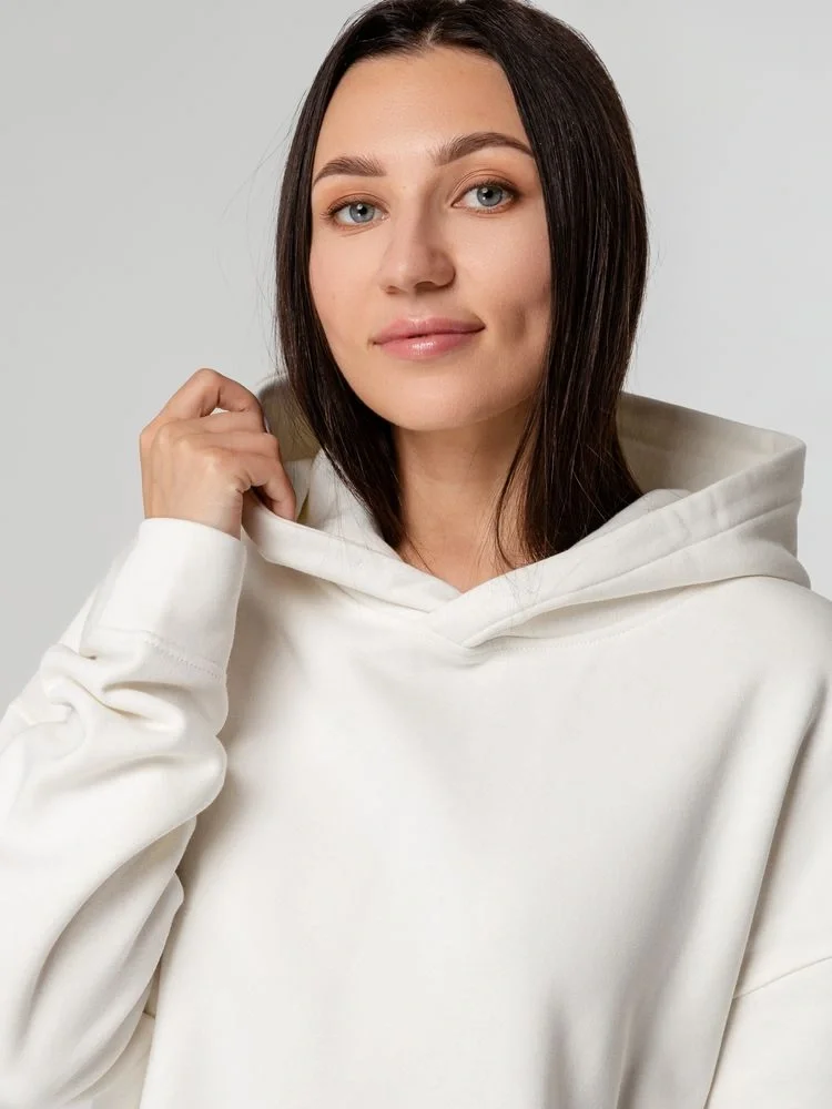 Худи оверсайз унисекс Tolla, молочное - фото 9