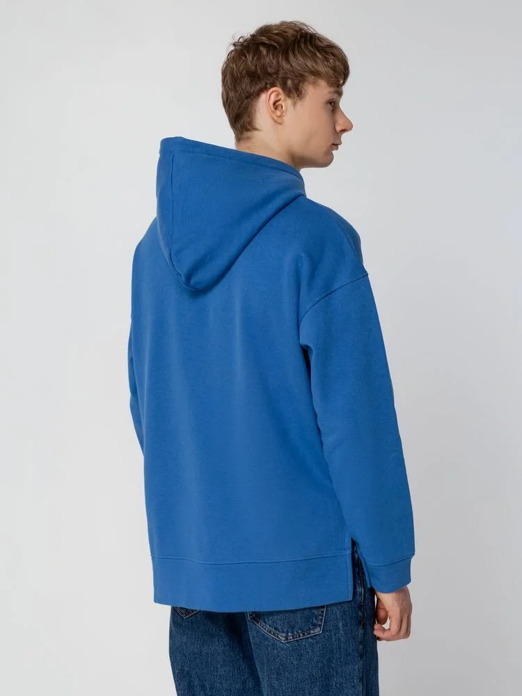 Худи оверсайз унисекс Tolla, синее (джинс) - фото 13