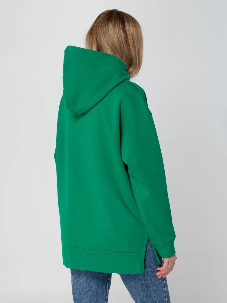Худи оверсайз унисекс Tolla, зеленое - фото 12