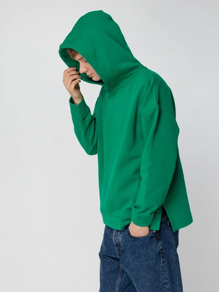 Худи оверсайз унисекс Tolla, зеленое - фото 9