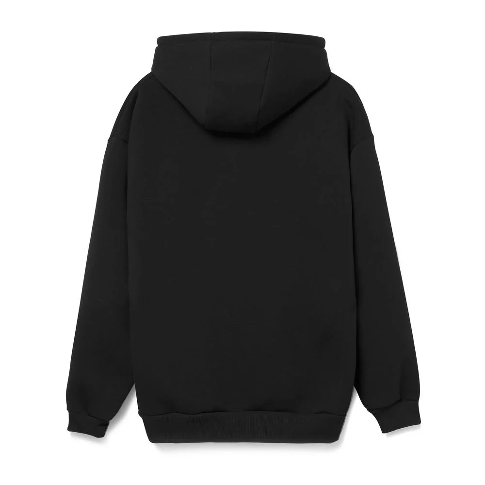Худи унисекс оверсайз Full Swing, черное - фото 3