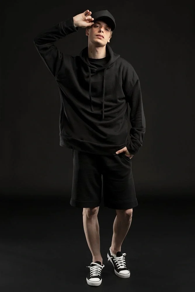 Худи унисекс H2, черное - фото 1