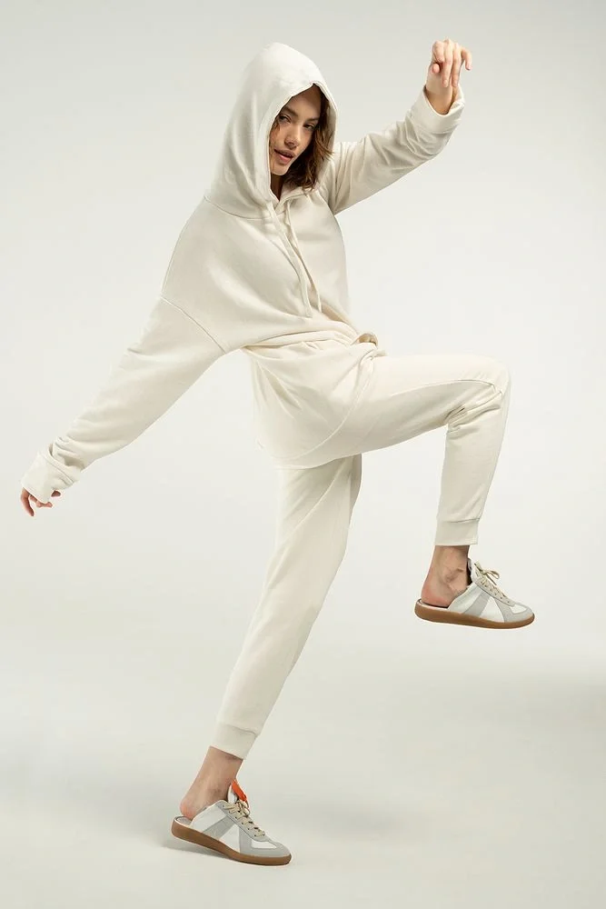 Худи унисекс H2, молочно-белое - фото 2