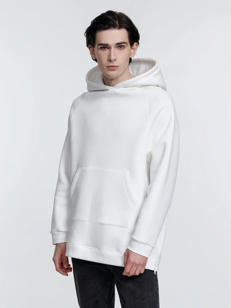 Худи унисекс оверсайз Easy Street, молочно-белое - фото 7