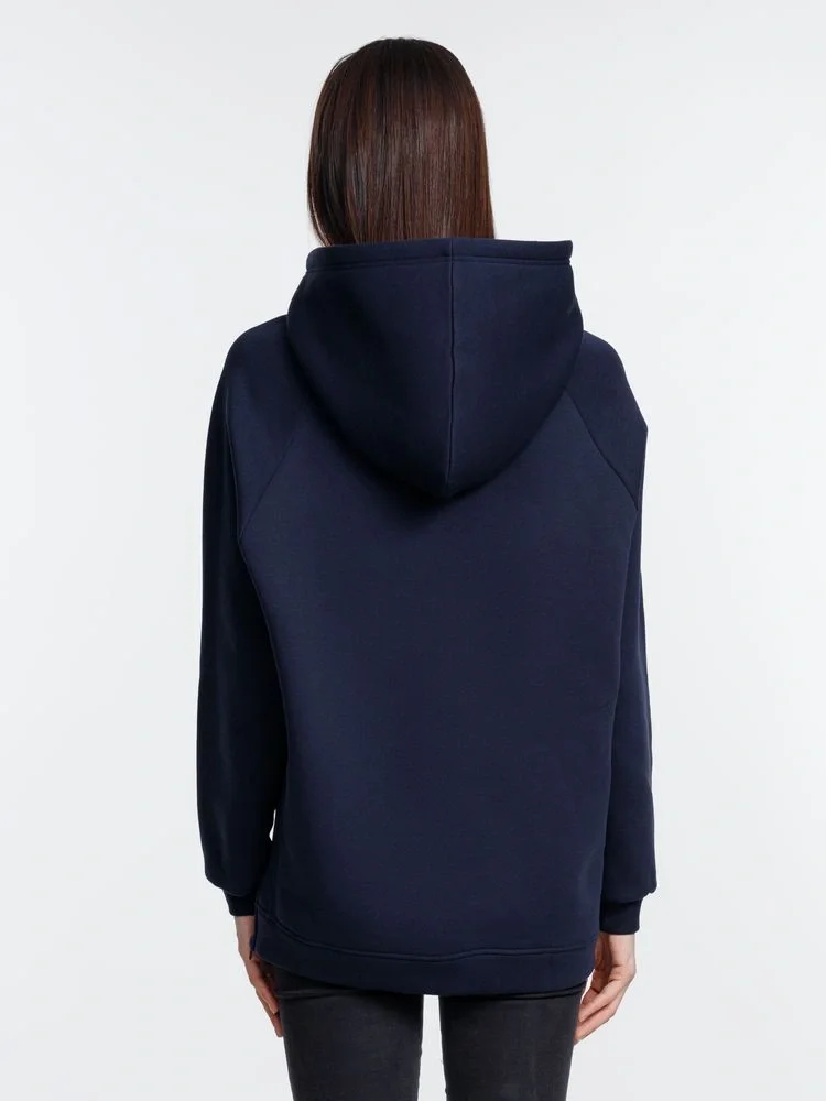 Худи унисекс оверсайз Easy Street, темно-синее - фото 12