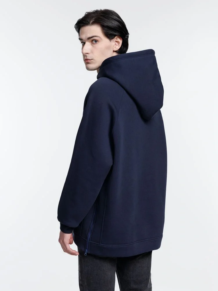 Худи унисекс оверсайз Easy Street, темно-синее - фото 9