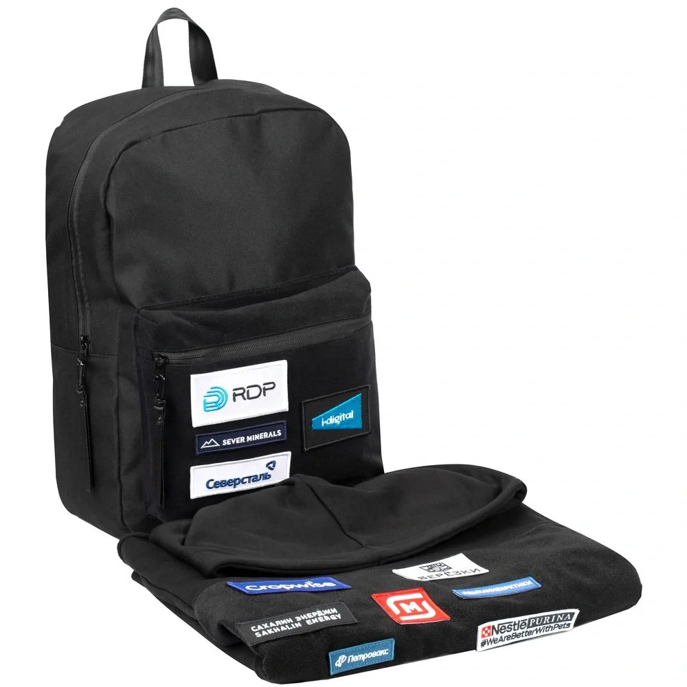 Худи унисекс Patch Catcher со вставкой из липучки, черное - фото 17