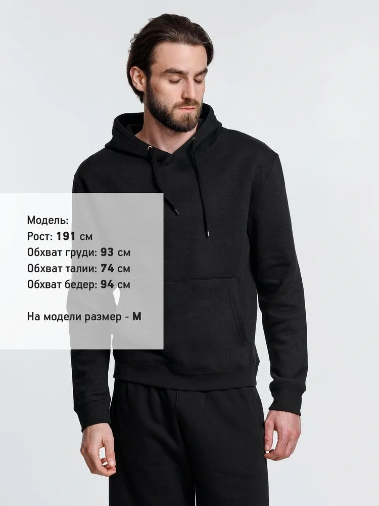 Худи унисекс Phoenix, черное - фото 5