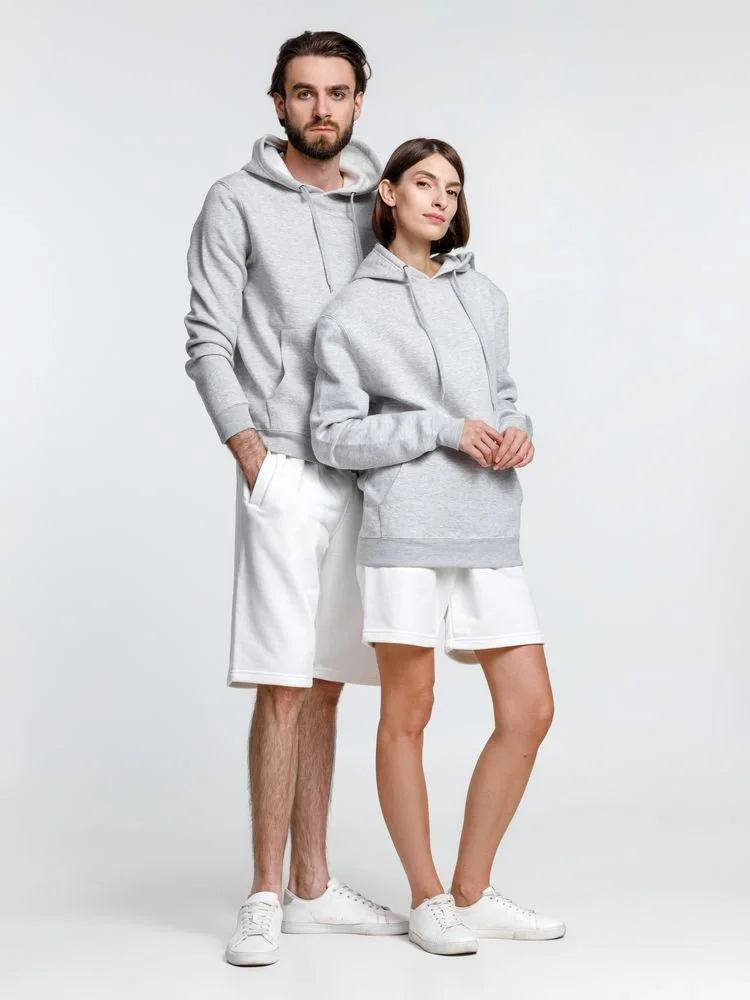 Худи унисекс Phoenix, серый меланж - фото 10