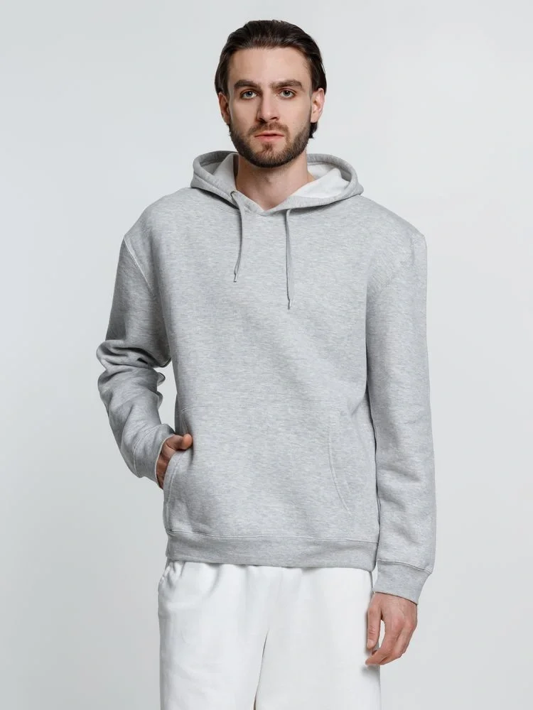 Худи унисекс Phoenix, серый меланж - фото 12