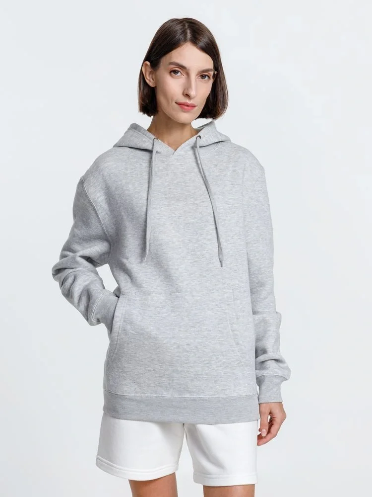 Худи унисекс Phoenix, серый меланж - фото 6