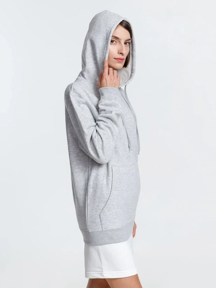 Худи унисекс Phoenix, серый меланж - фото 7