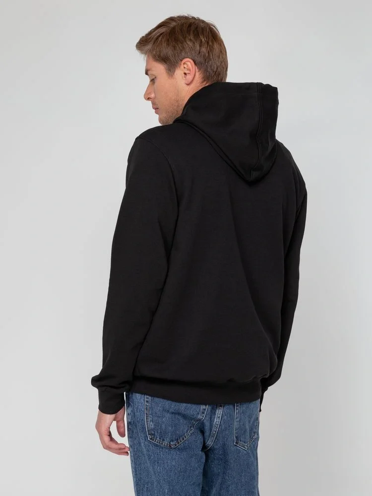 Худи унисекс с карманом на груди Chest Pocket, черное - фото 13