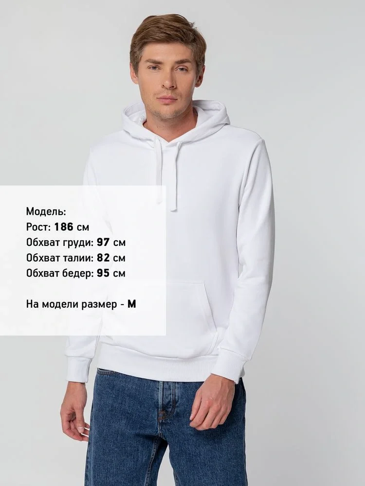 Худи унисекс Sublimatism, белое - фото 6