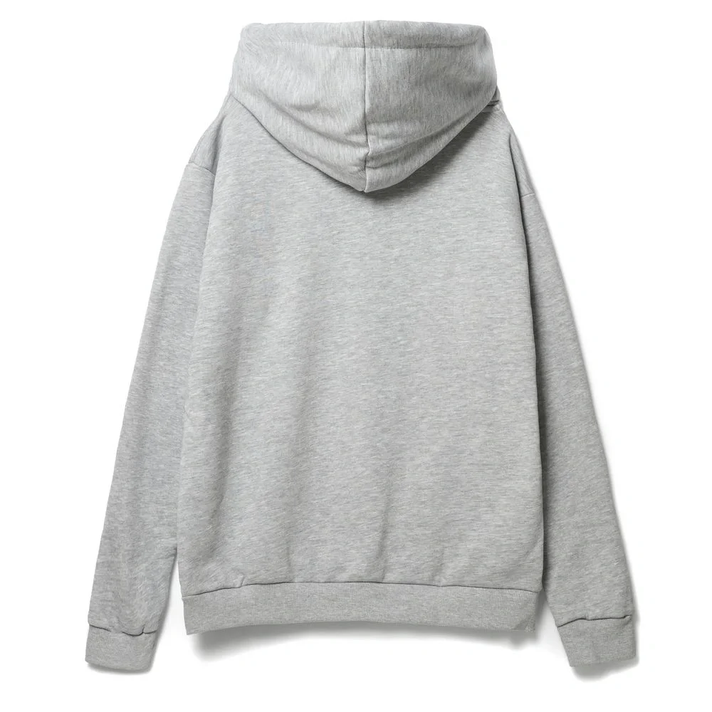 Худи унисекс Tuloksa 280, серый меланж - фото 2