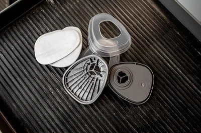 Комплект противопылевой DK-5500 (полумаска с фильтрами, беруши, перчатки), размер M, Jeta Safety - фото 13