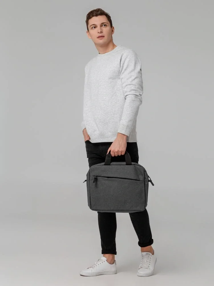 Конференц-сумка The First, серая - фото 11