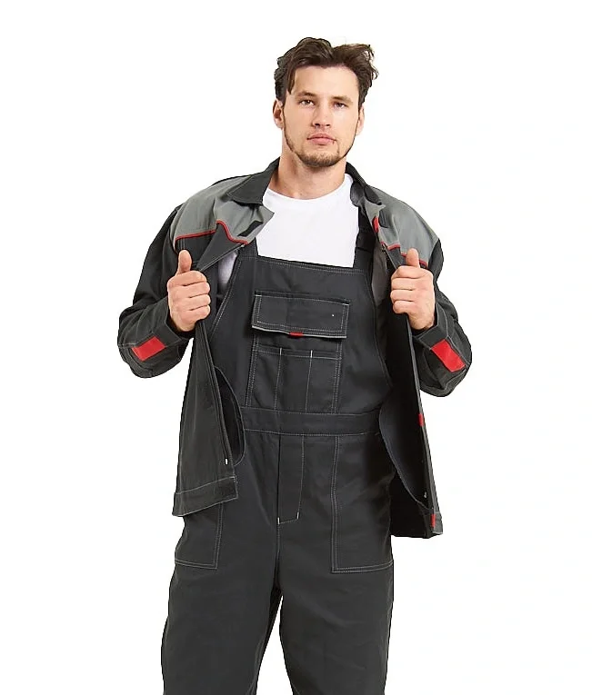 Костюм рабочий "Фаворит", саржа, серый - фото 1