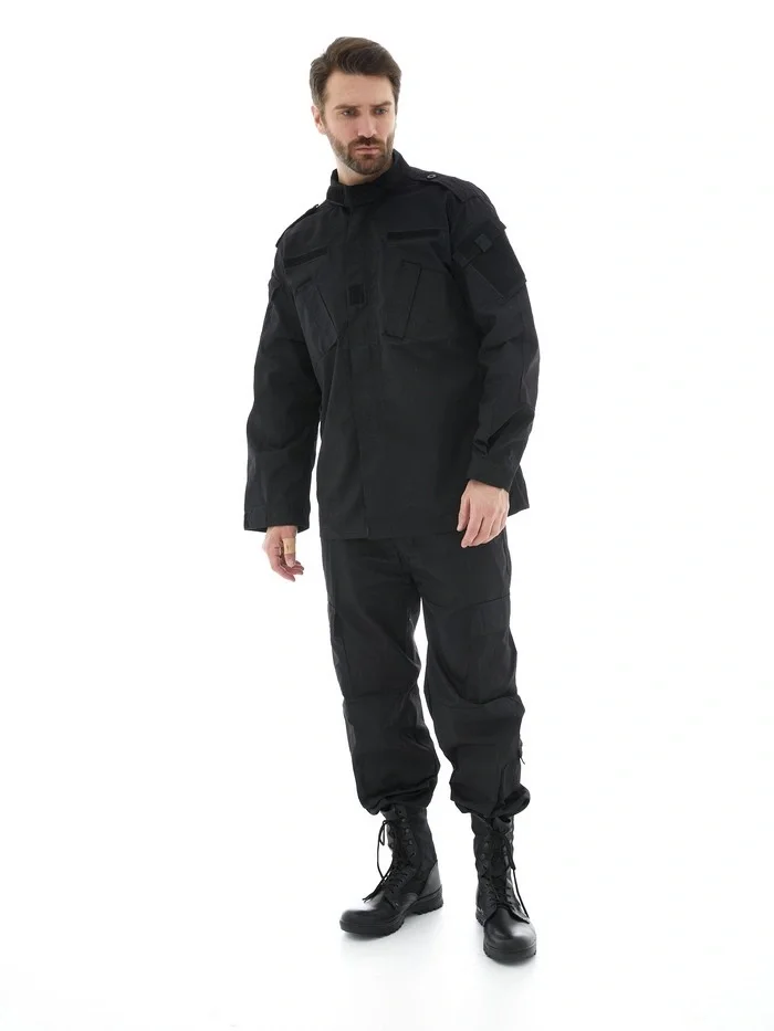 Костюм C3MS0101, Рипстоп, лето, цвет Черный - фото 7