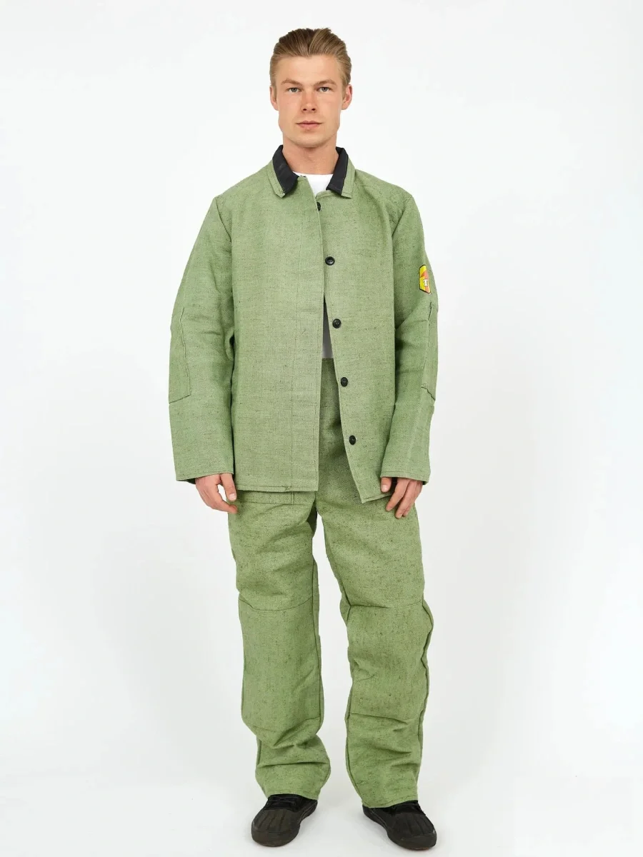 Костюм сварщика брезентовый, усиленный, ГОСТ 12.4.250-2019 (МПТ) - фото 1