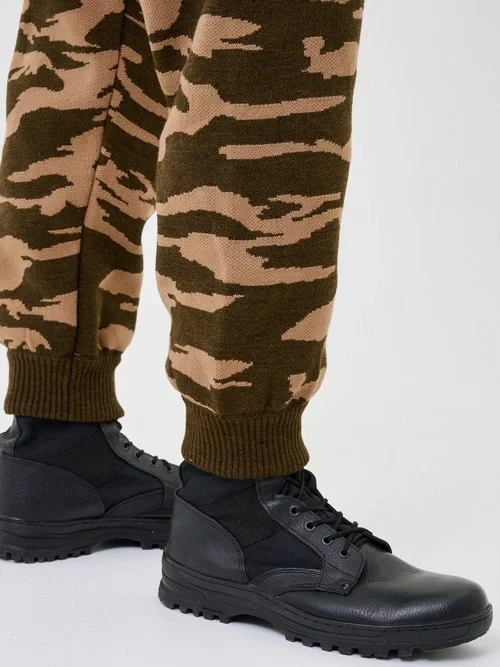 Костюм ВЯЗАНЫЙ C1MS0501, зима, цвет Оранжевый - фото 2