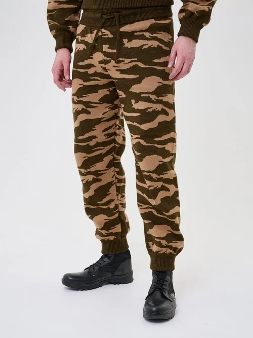 Костюм ВЯЗАНЫЙ C1MS0501, зима, цвет Оранжевый - фото 5