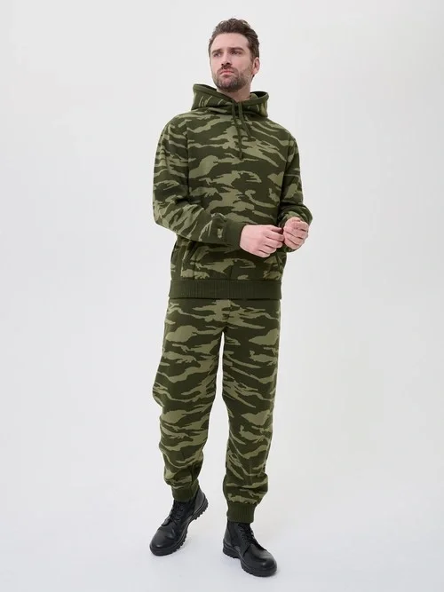 Костюм ВЯЗАНЫЙ C1MS0501, зима, цвет Зеленый - фото 1