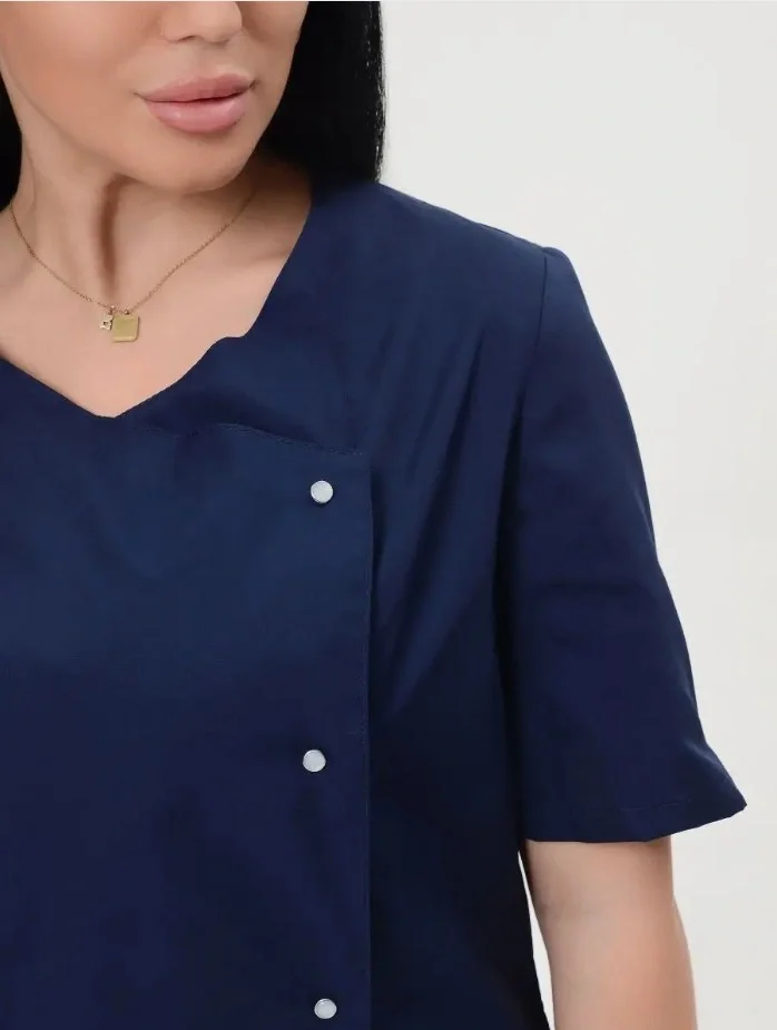 Костюм женский "Адель" т.-синий - фото 12