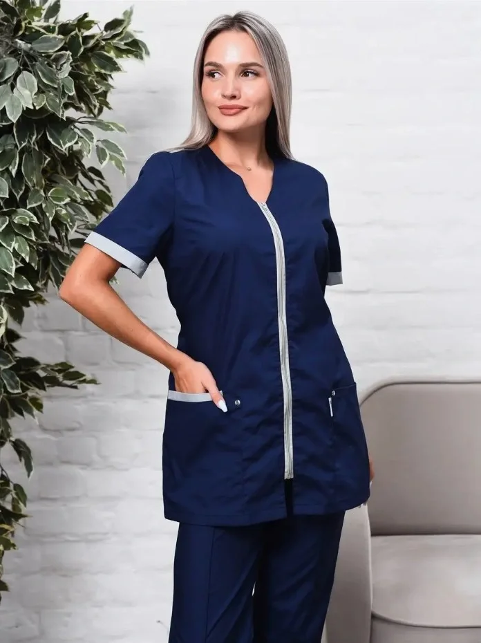 Костюм женский "Есения" т.-синий - фото 10