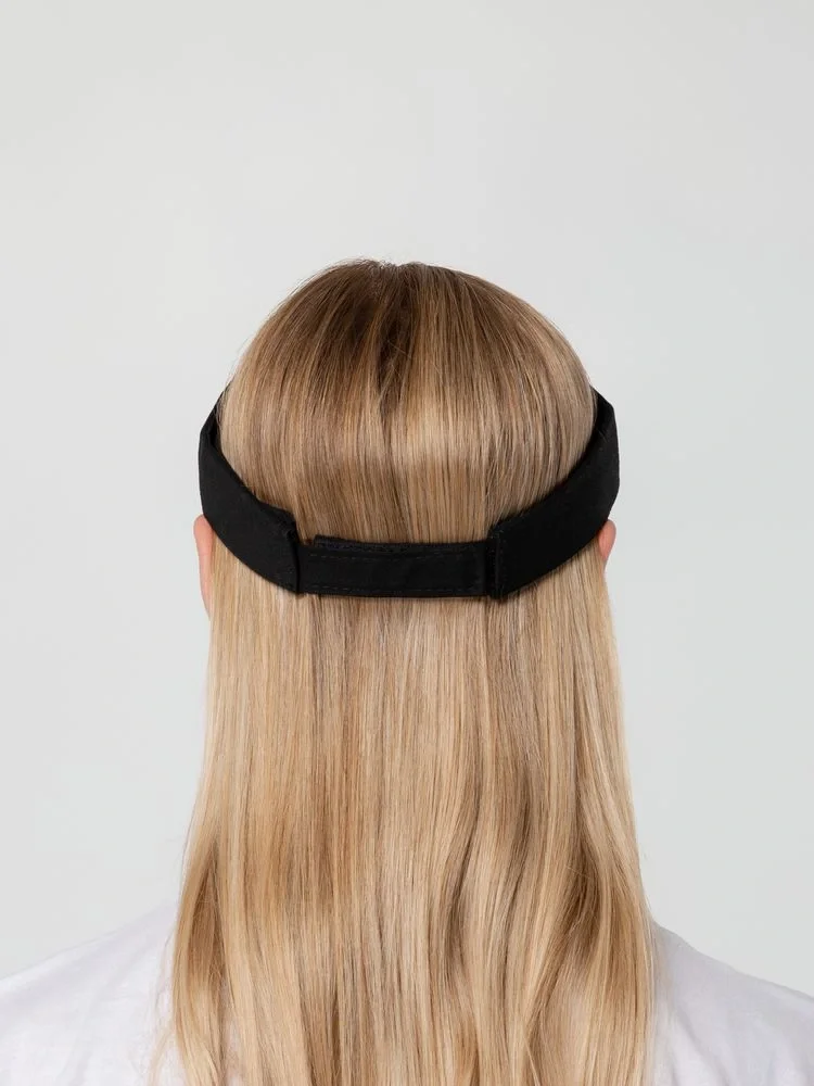 Козырек Active, черный с белым кантом - фото 13