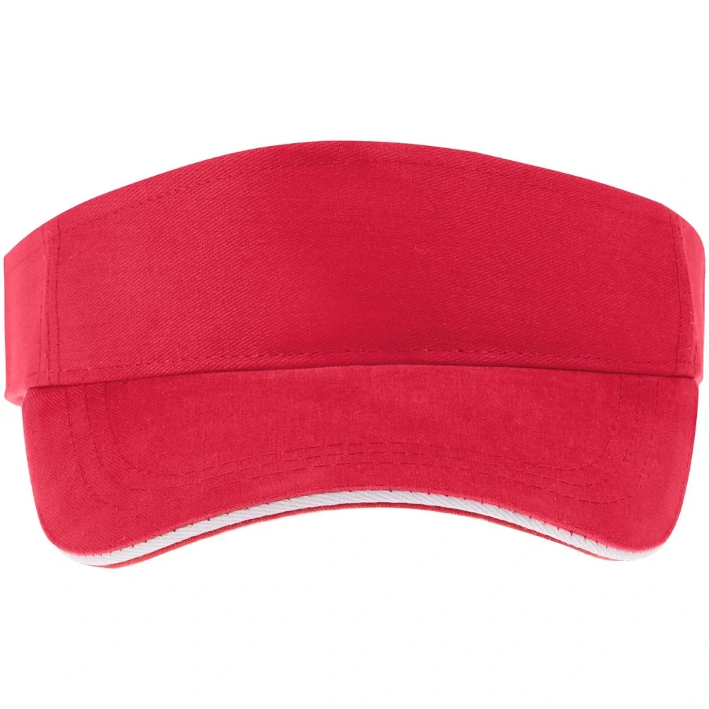 Козырек Active, красный с белым кантом - фото 5