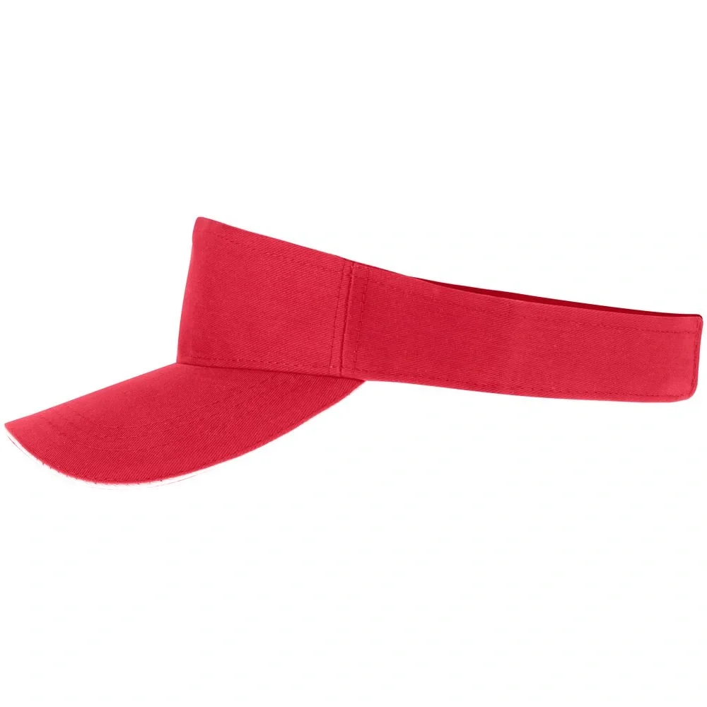 Козырек Active, красный с белым кантом - фото 6