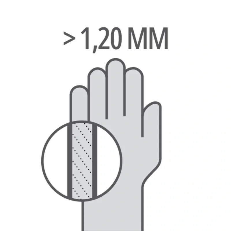 Краги сварочные усиленные с огнестойкой нитью Kevlar® TER300 DeltaPlus - фото 4