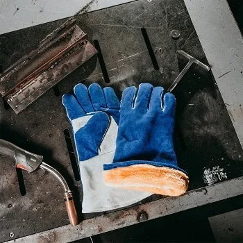 Краги сварочные утепленные Jeta Safety Ferrus Frost JWK601 синие - фото 4