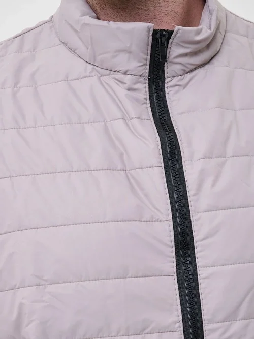 Куртка БОМБЕР C2MО0101, демисезон, цвет Бежевый - фото 2