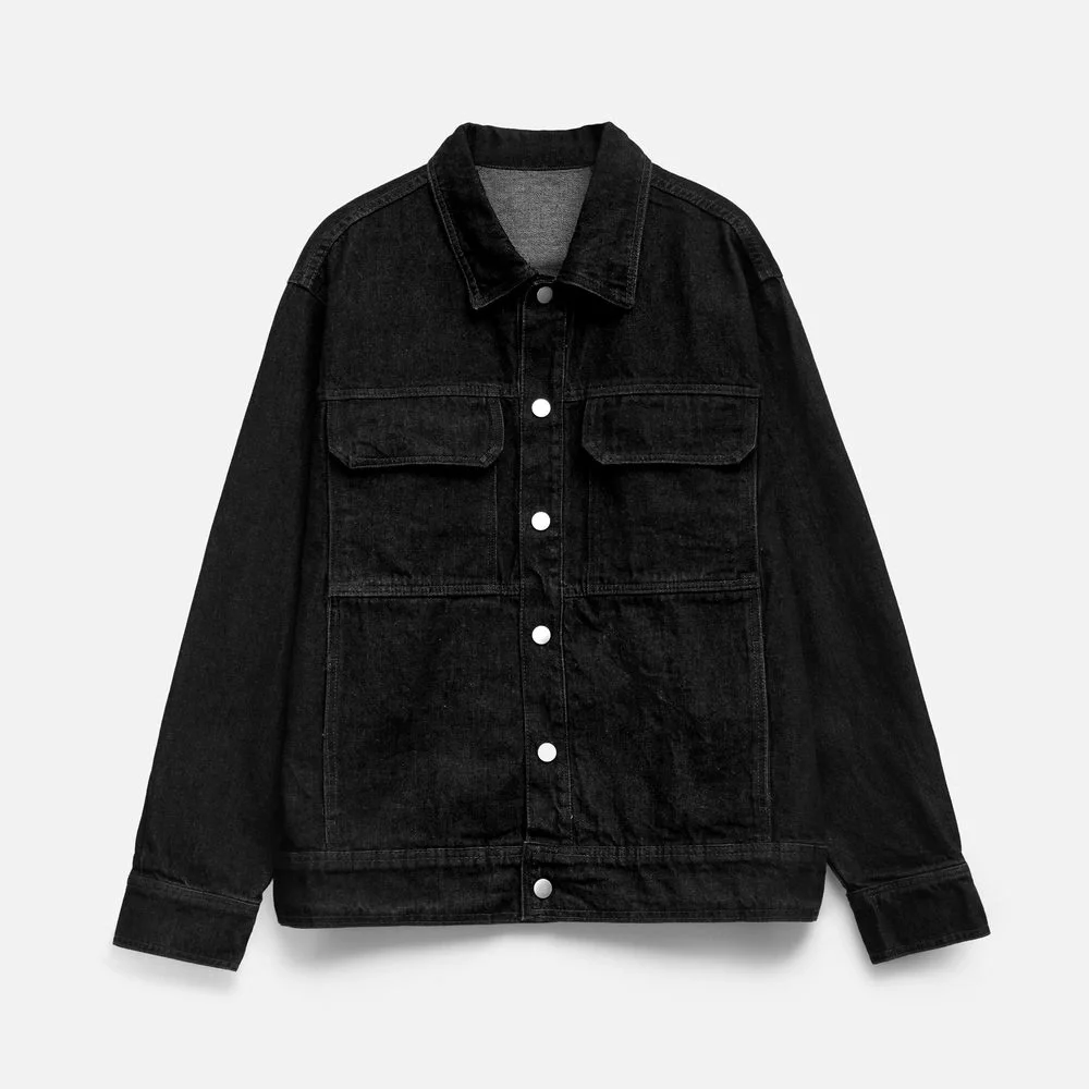 Куртка джинсовая O2, черная - фото 7