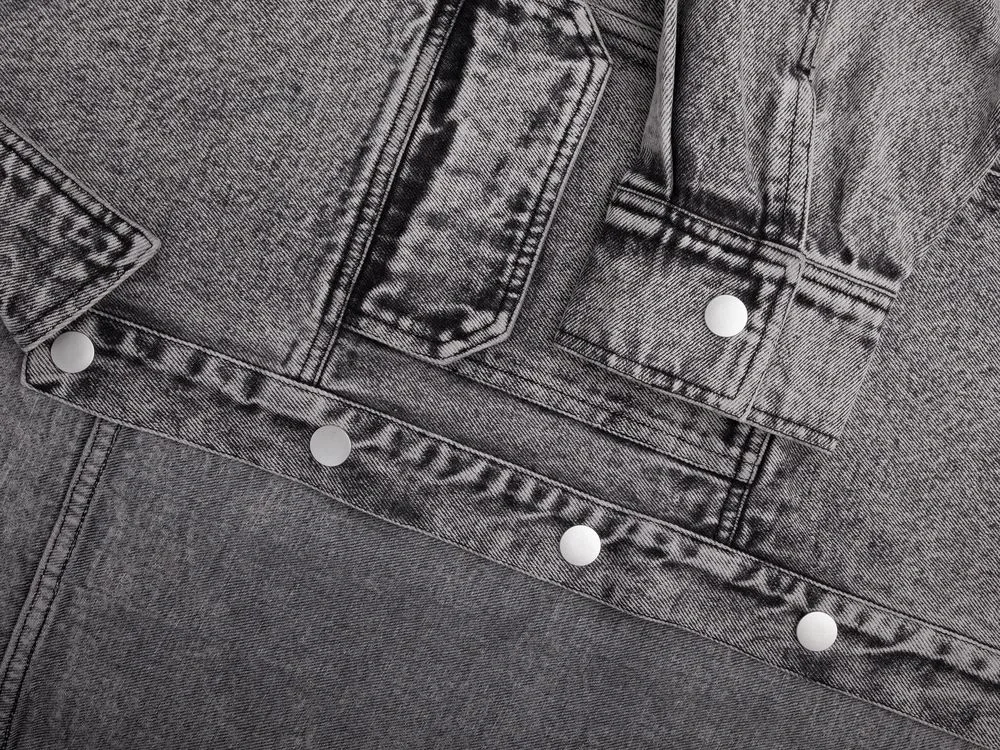 Куртка джинсовая O2, серая - фото 3