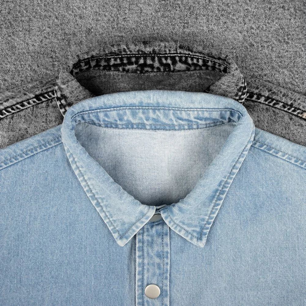 Куртка джинсовая O3, серая - фото 10