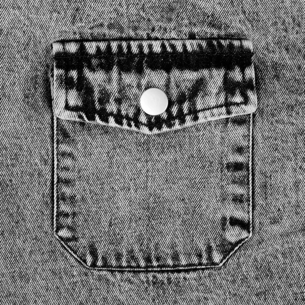 Куртка джинсовая O3, серая - фото 7