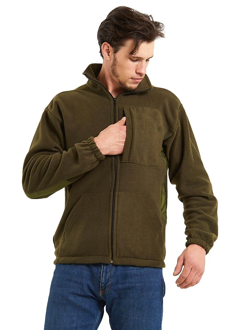 Куртка флисовая МИЛИТАРИ цв.хаки - фото 2