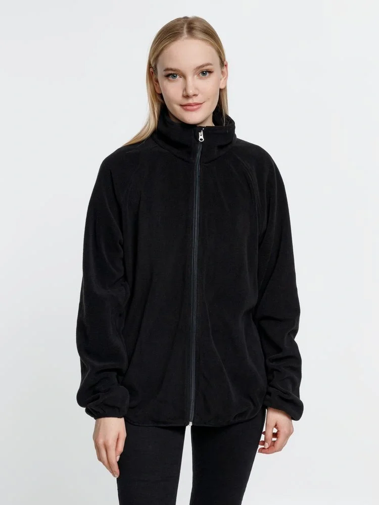 Куртка флисовая унисекс Fliska, черная - фото 7