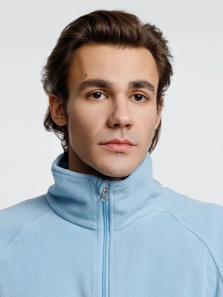 Куртка флисовая унисекс Fliska, голубая - фото 13