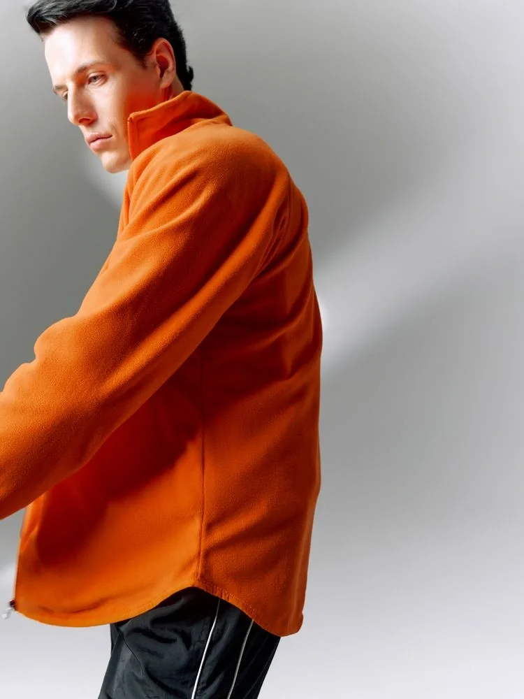 Куртка флисовая унисекс Fliska, оранжевая - фото 17