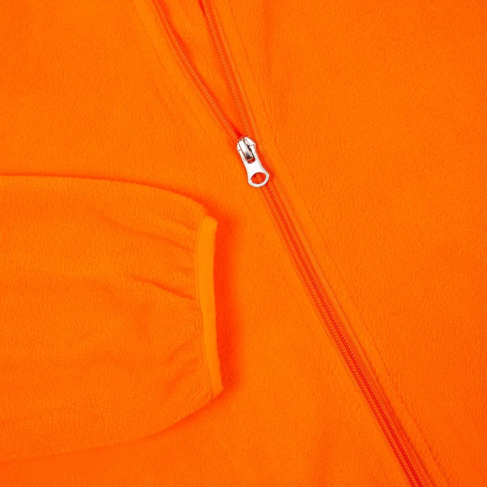 Куртка флисовая унисекс Fliska, оранжевая - фото 4