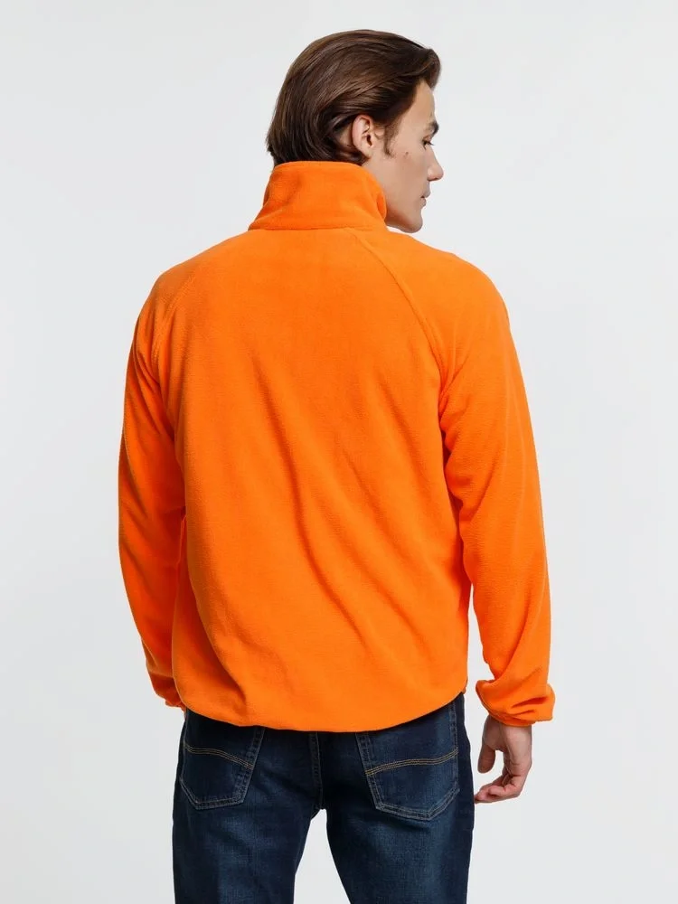 Куртка флисовая унисекс Fliska, оранжевая - фото 8