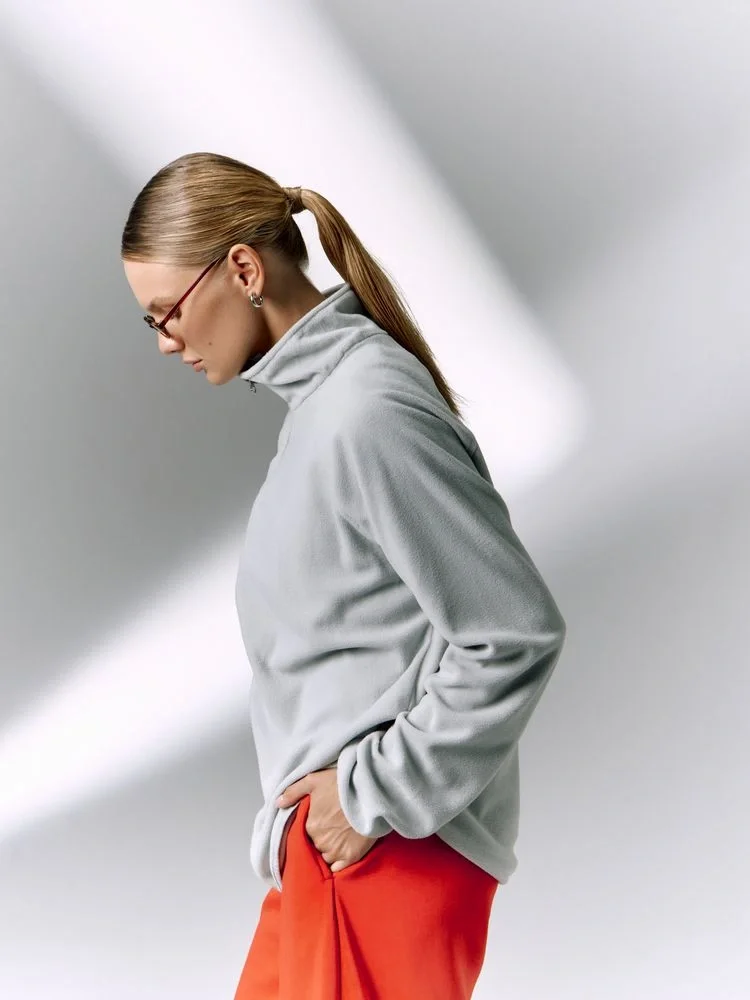 Куртка флисовая унисекс Fliska, светло-серая - фото 6