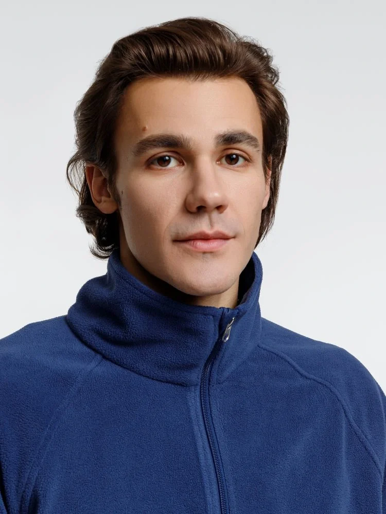 Куртка флисовая унисекс Fliska, темно-синяя - фото 9