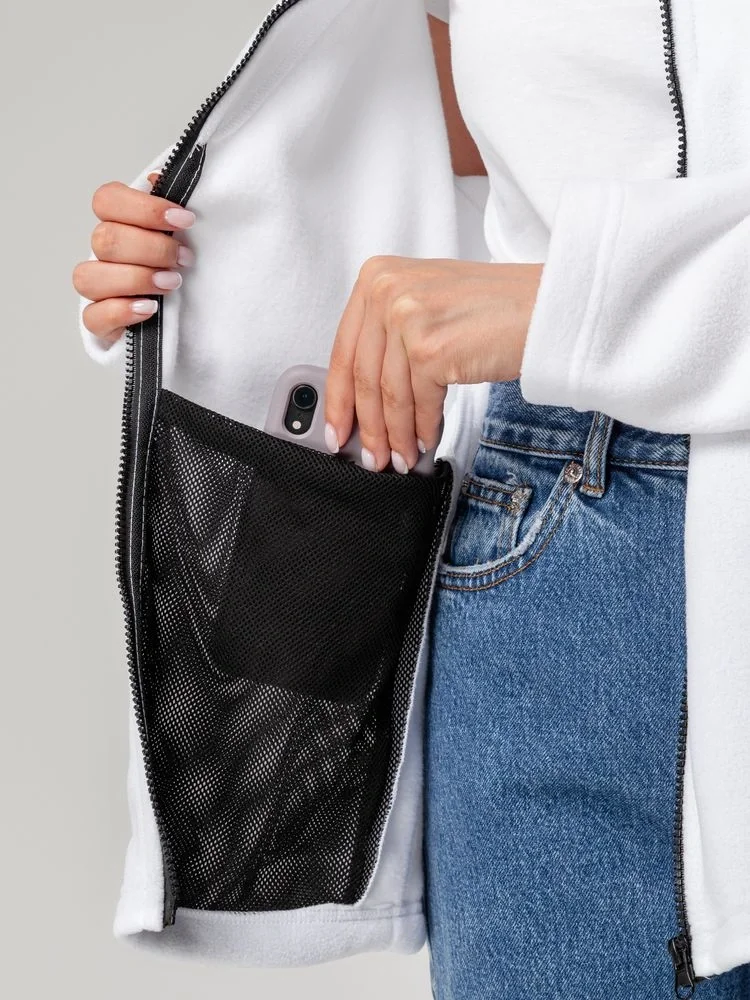 Куртка флисовая унисекс Manakin, черная - фото 10