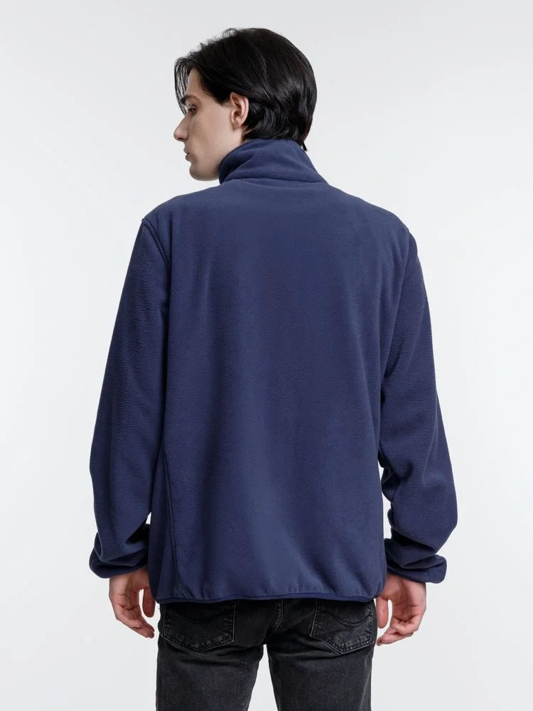 Куртка флисовая унисекс Nesse, темно-синяя - фото 8