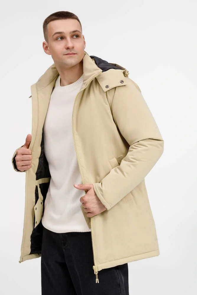 Куртка-парка унисекс Sfera, бежевая - фото 1
